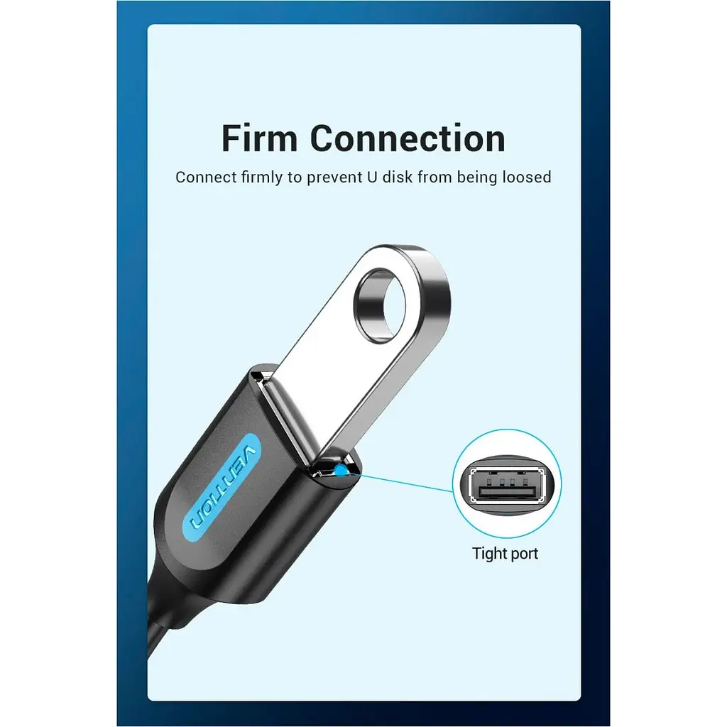 Перехідник Vention Micro-USB — USB-A 0.15 м чорний (CCUBB) [170498] - фото 7