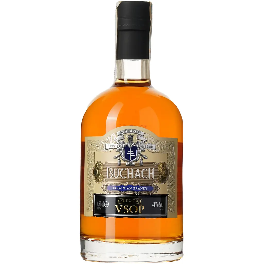 Бренді Бучач Потоцький V.S.O.P. 40% 0.5 л - фото 2