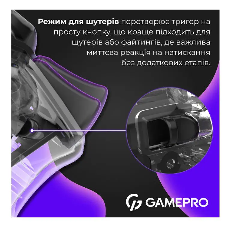 Геймпад Bluetooth джойстик GamePro GPS-13T Bluetooth 5.3/USB (PC/iOS/Android/PS3/PS4) DualShock RGB Transparent - фото 6