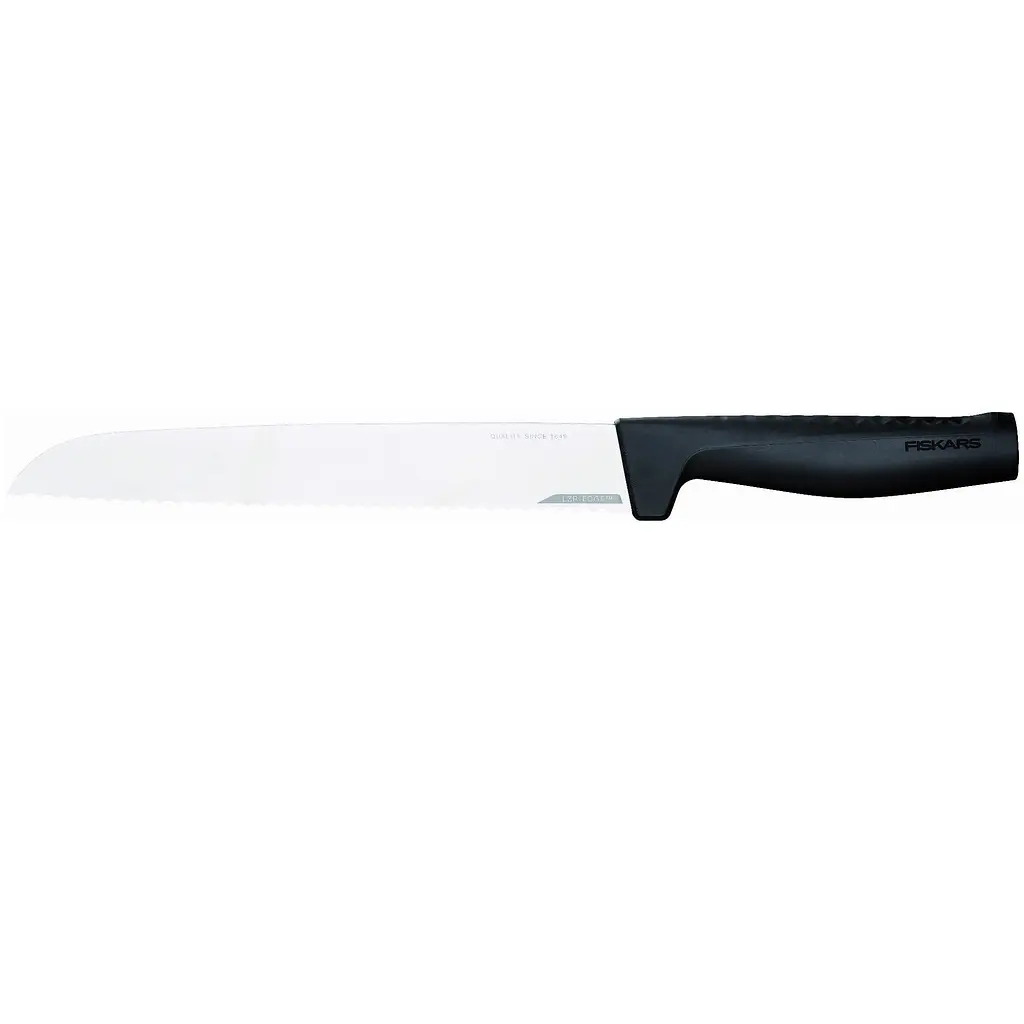 Ніж кухонний Fiskars Hard Edge для хліба 22 см, нержавіюча сталь, пластик, чорний kuh0014608 - фото 2