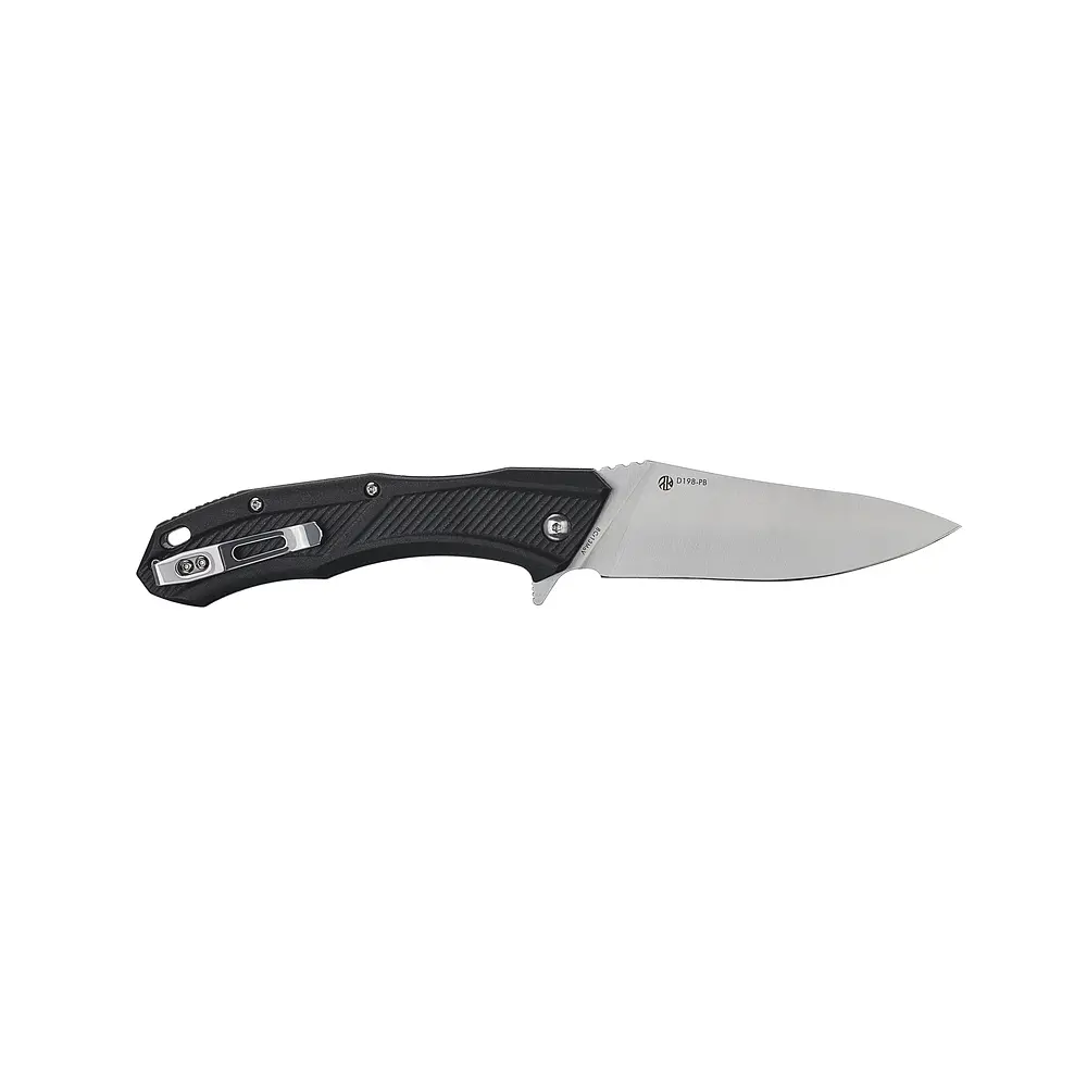 Ніж складаний туристичний Ruike D198-PB, (9.8 см) 8Cr13Mov / PA66 GF-35 чорний - фото 3