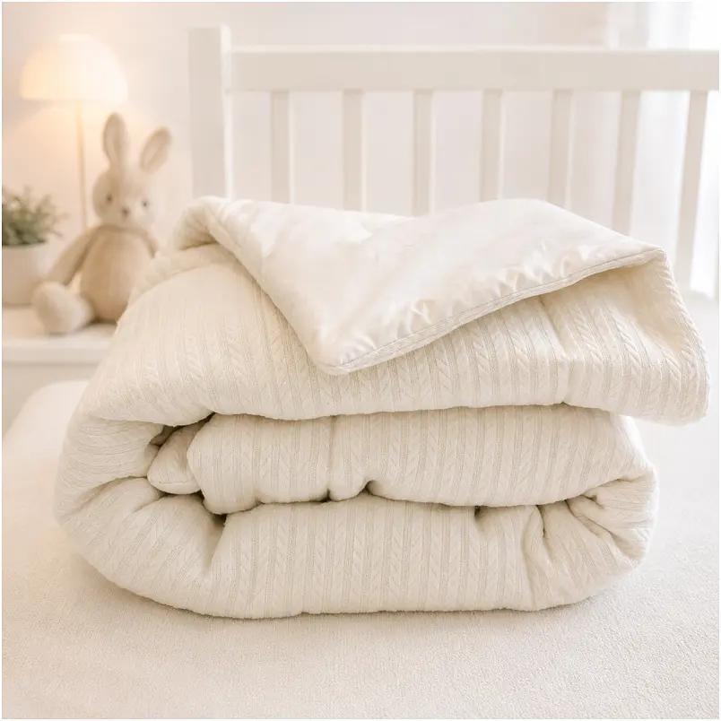 Плед дитячий MirSon Premium Pique White 60х80 см (2200013893585) - фото 8
