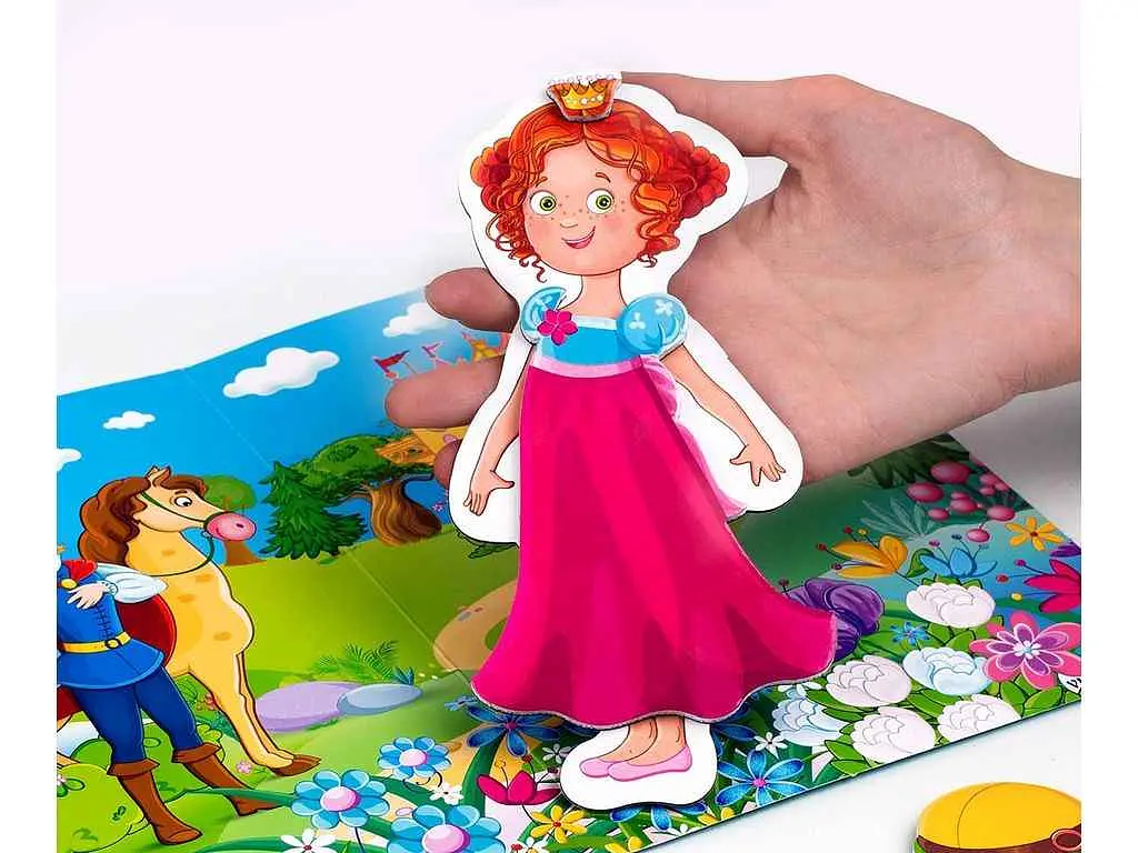 Гра розвиваюча VLADI TOYS "Принцеса" магнітна VT3204-26 - фото 4