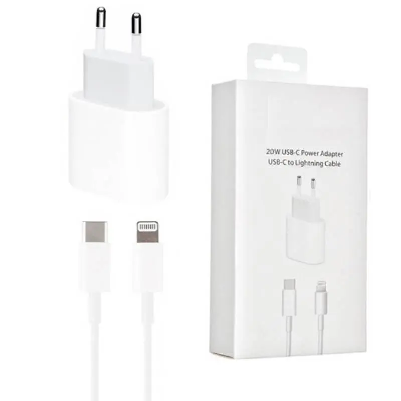 Зарядний пристрій 20Вт USB-C Power Adapter + кабель Lightning (S17199)