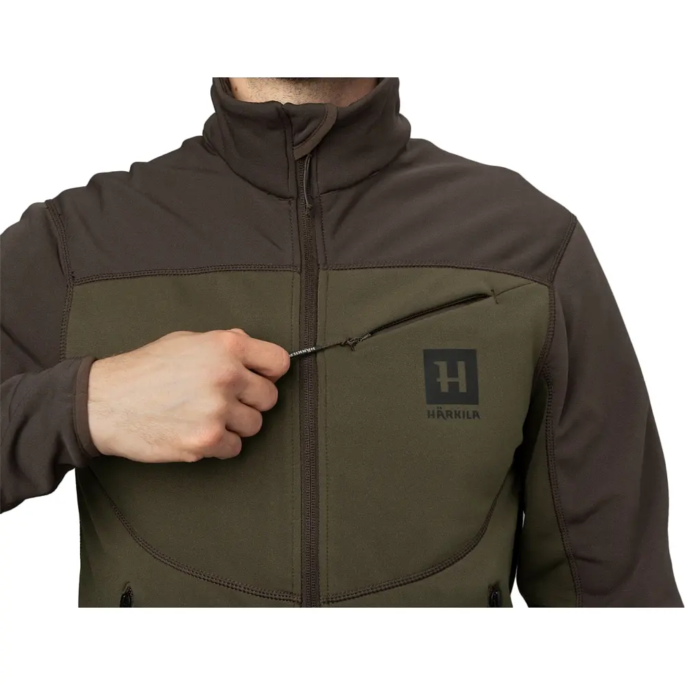 Куртка Harkila Olaf M Willow green/Shadow grey - фото 3