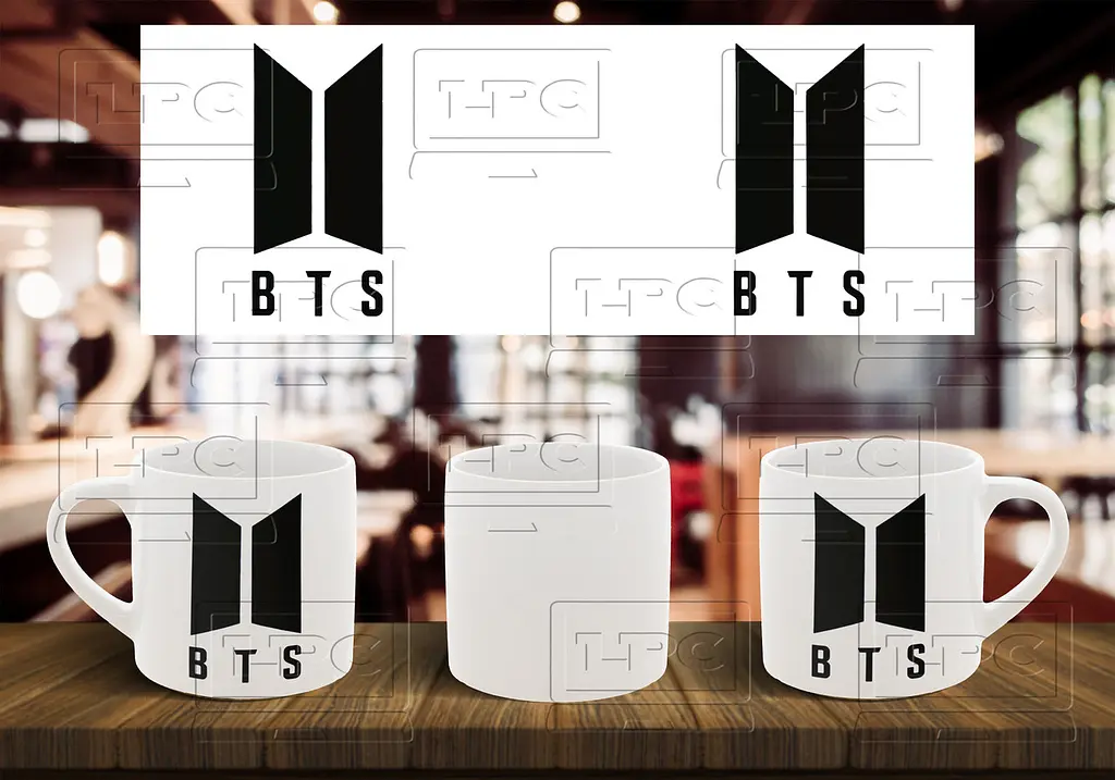 Чашка "BTS" 180, Рожева
