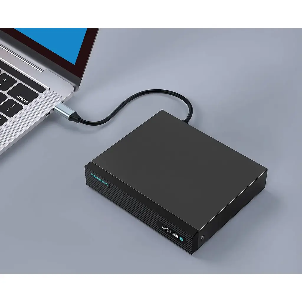 ИБП Marsriva DC UPS KP9 Pro 240VAC 12xDC+PoE24VGigabit1A+USB, 14V/16V/19V/24V/48V/53V 100W 24000mAh - фото 5