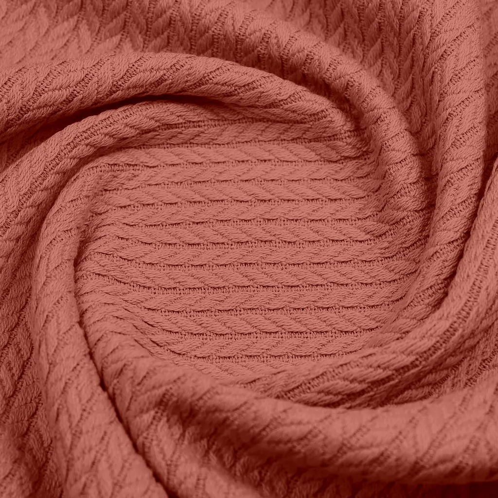 Плед покривало Cosas Сinnamon Knitted Braid 240х260 см косичка (Blanket_29Сinnamon_KnittedBraid_240x260) - фото 3