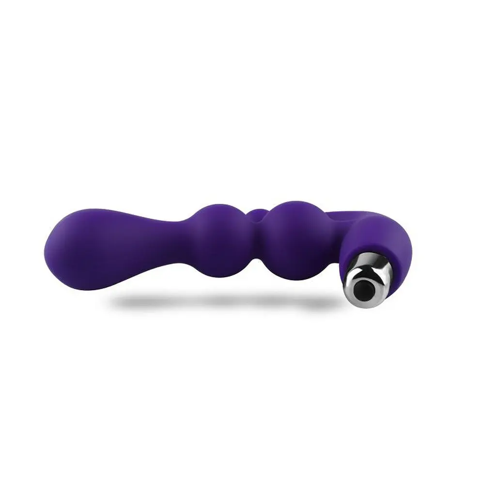 Анальна пробка Toyz4lovers Double Pleaser, 15.5 см (фіолетовий) - фото 2