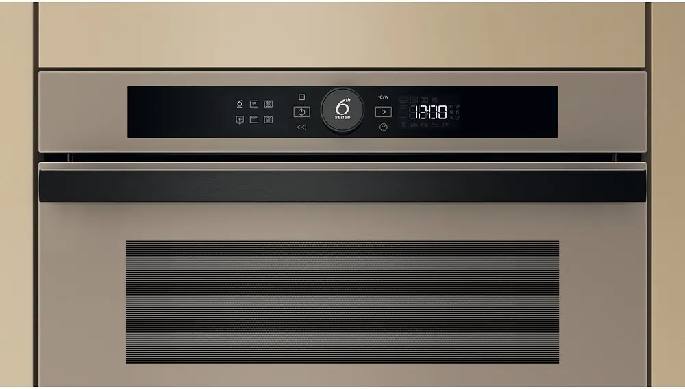 Whirlpool Мікрохвильова піч Whirlpool вбудована, 31л, електронне упр., 1000Вт, гриль, дисплей, бежевий - фото 5
