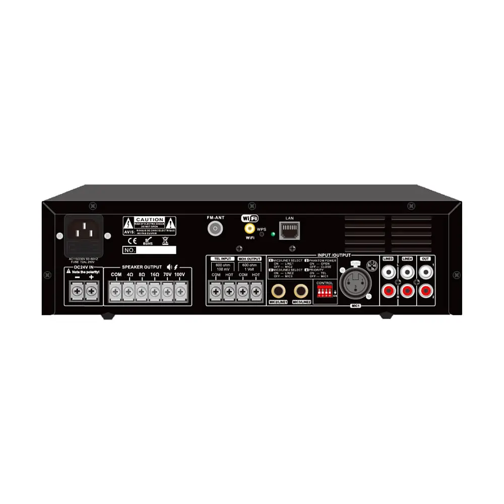 Мікшуючий підсилювач CMX EA-120W, 1 зона, Wi-Fi (17-00016) - фото 3