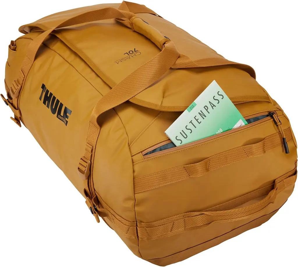 Спортивная сумка Thule Chasm Duffel 70 л Golden (TH 3204995) - фото 9