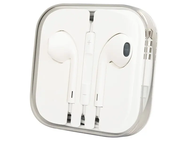 Навушники з мікрофоном Apple EarPods with 3.5 Jack Connector (MWU53) - фото 2