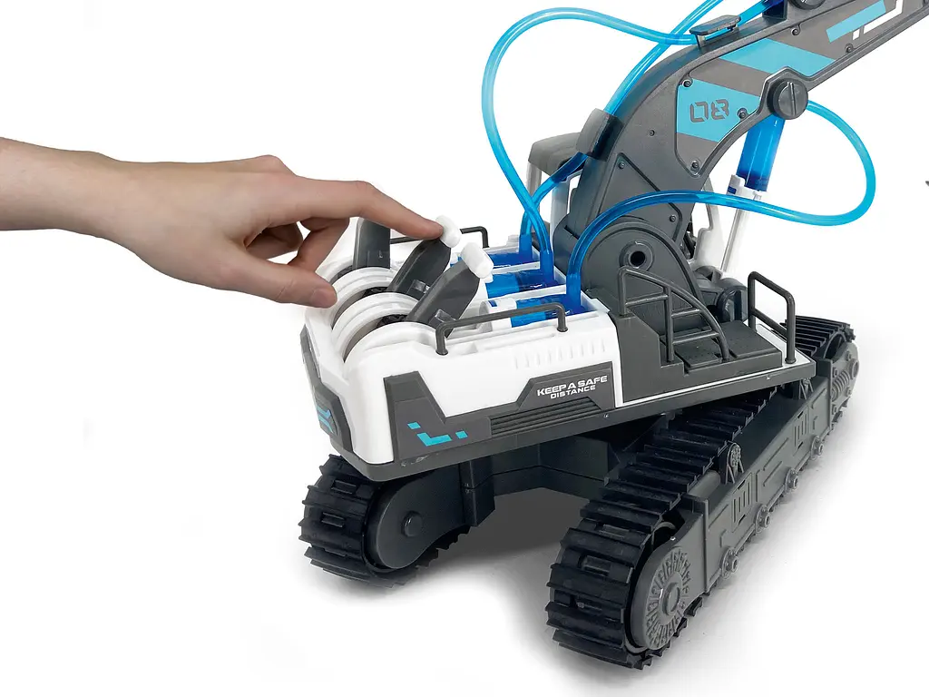 Конструктор Revell гідравлічний екскаватор 3 в 1 для розвитку дитини сірий 21305 - фото 4