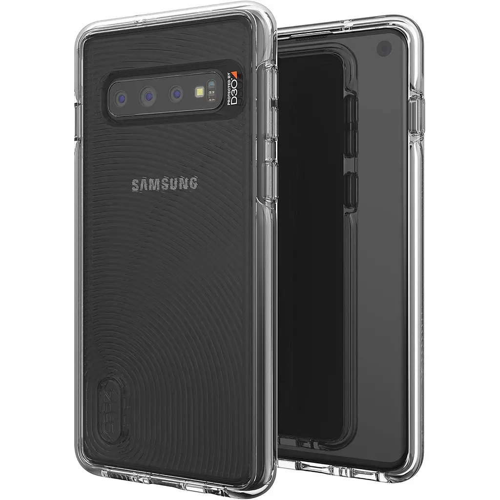 Противоударный прозрачный чехол GEAR4 Battersea D3O для Samsung Galaxy S10 (6.1") Clear - фото 8