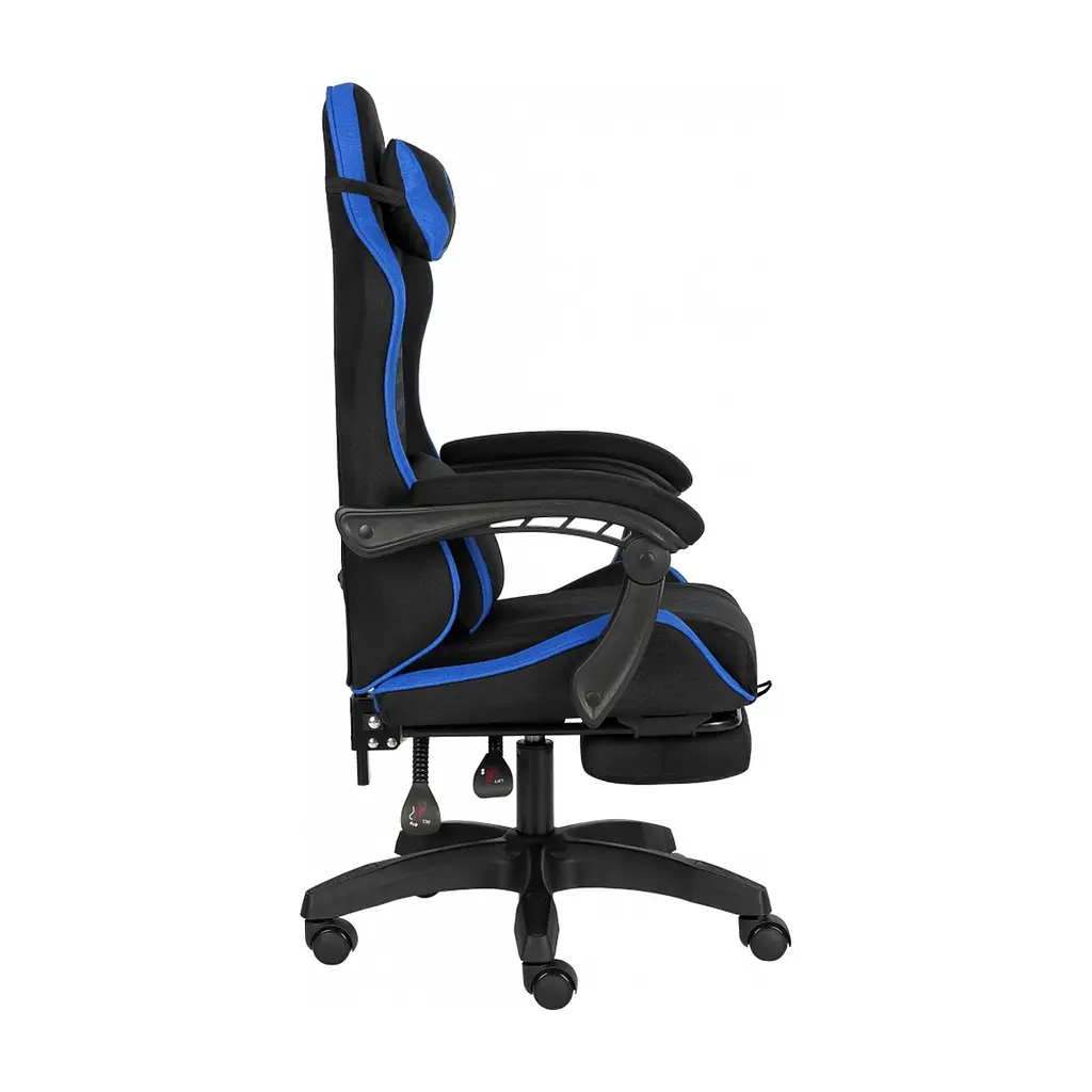 Крісло ігрове GT Racer X-2339 Black/Blue (X-2339 Fabric Black/Blue) - фото 4