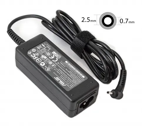 Блок живлення для ноутбука Asus 40W(19V2.1A) 2.5x0.7 - фото 2