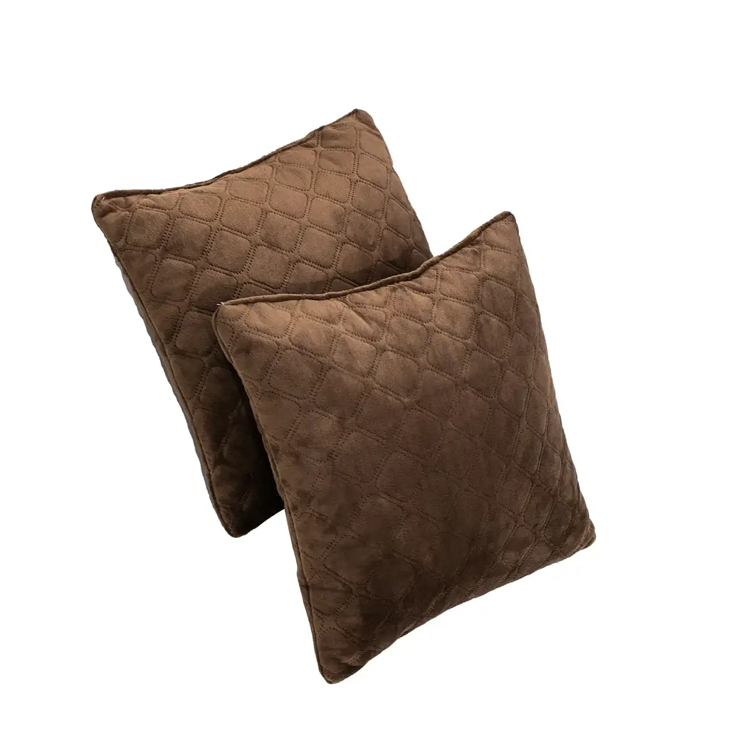 Подушка декоративная VELOUR ТЕП 40x40 см коричневая - фото 5
