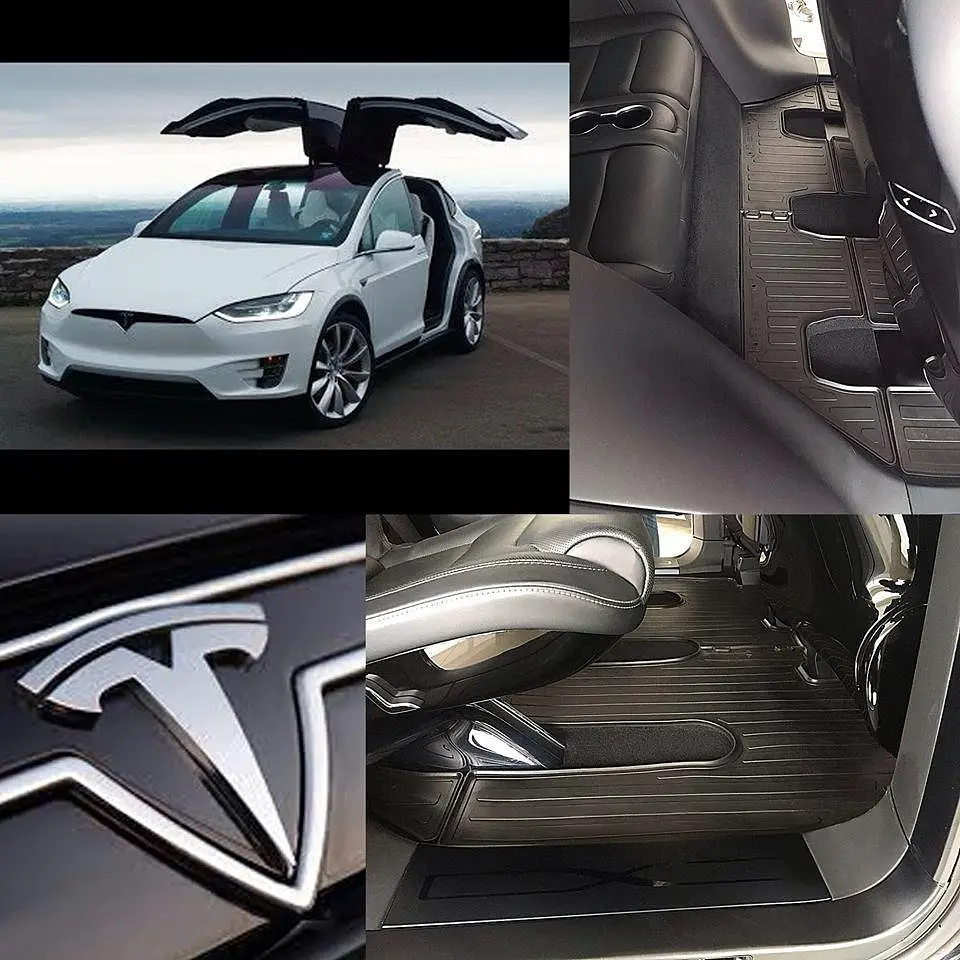 Передні килимки у салон для Tesla Model X (7 Seats 2 line (2 1) 2019- - фото 2