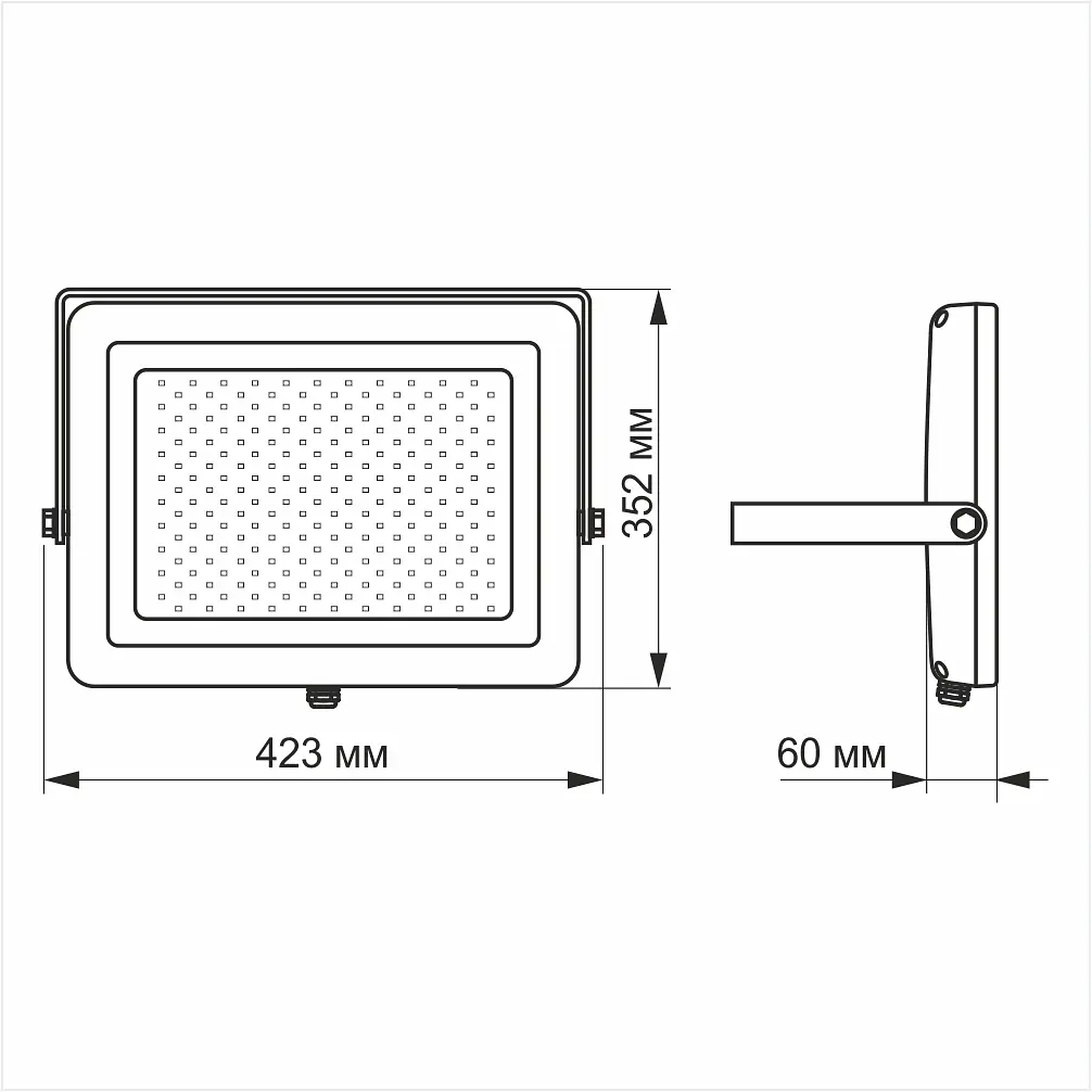 Прожектор Videx Premium LED 150W 5000K (VL-F1505W) - фото 3