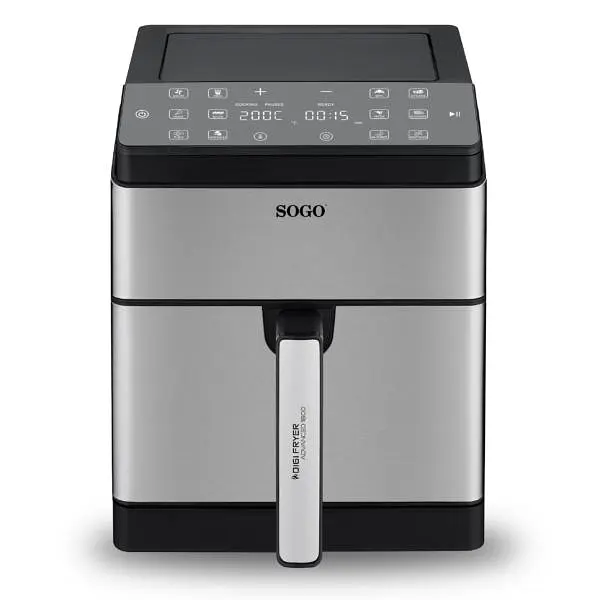Мультипіч Sogo 8 л Сріблясто-чорний SS-10915 - фото 2