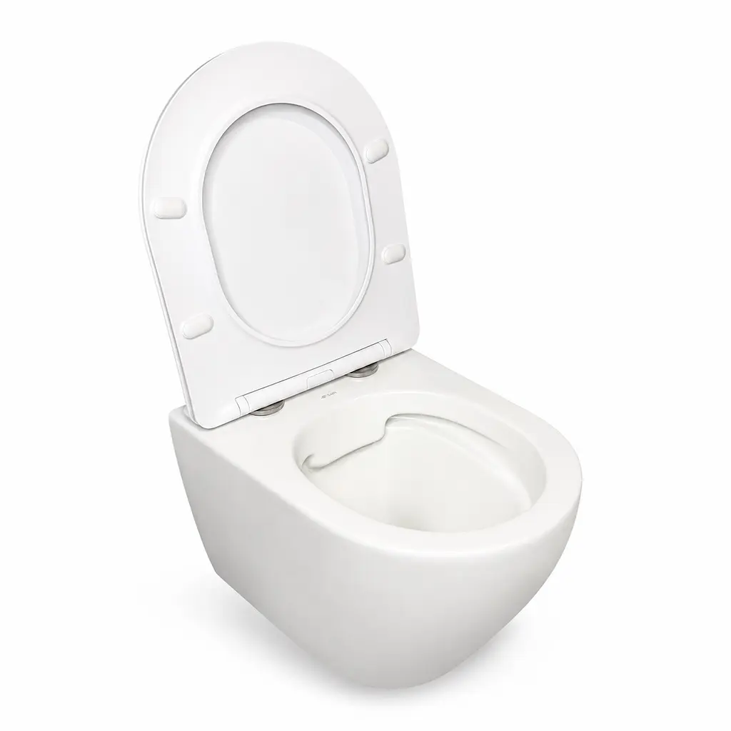 Підвісний безободковий унітаз VBI Vulcano Tornado white matt VBI-020427 - фото 2