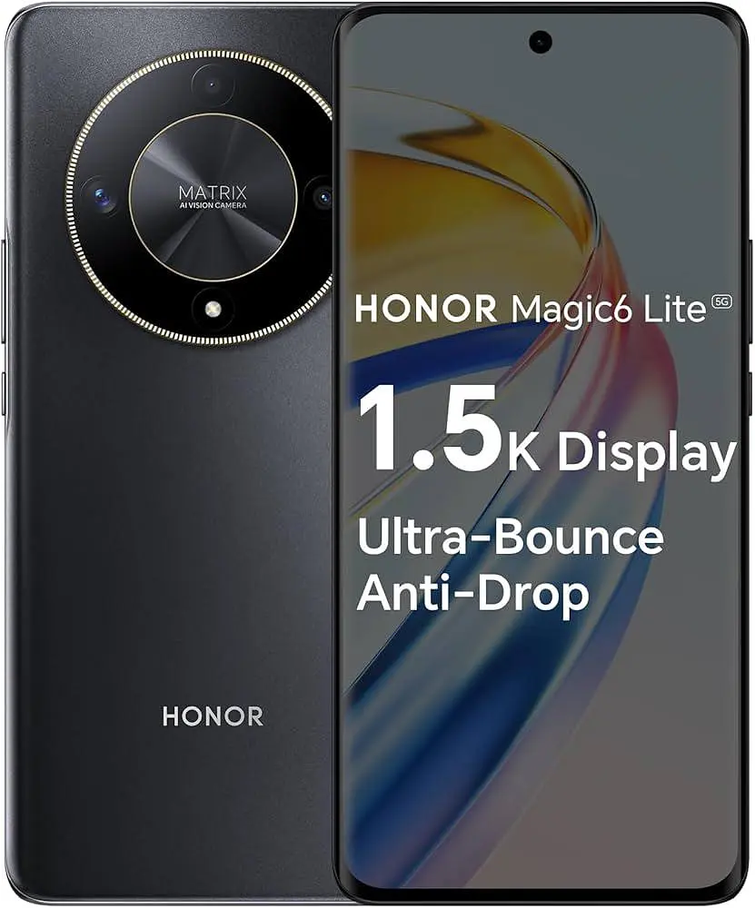 Смартфон Honor Magic6 Lite 5G 8/512Gb Midnight Black NFC (чорний) - фото 5