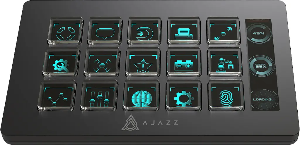 Контролер для стримінгу Ajazz AKP153E USB Black (AKP153E-B)