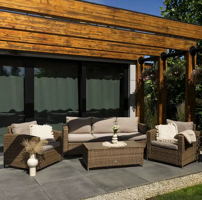 Комплект садовой мебели Di Volio Veleti бежевый - фото 6