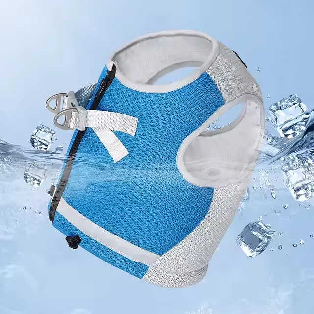 Літній охолоджувальний жилет для собак Derby Summer Dog Cooling Vest PPA0116-4, Blue, L - фото 3