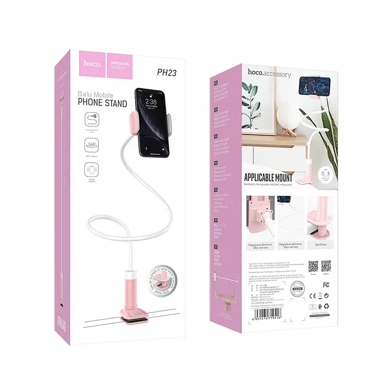 Тримач для мобільного телефона Hoco Balu mobile phone stand PH23 білий - фото 3