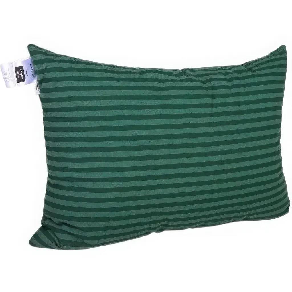Подушка MirSon шелковая №0108 Сolor Fun Line Stripe Emerald Silk (2200010864878) - фото 1