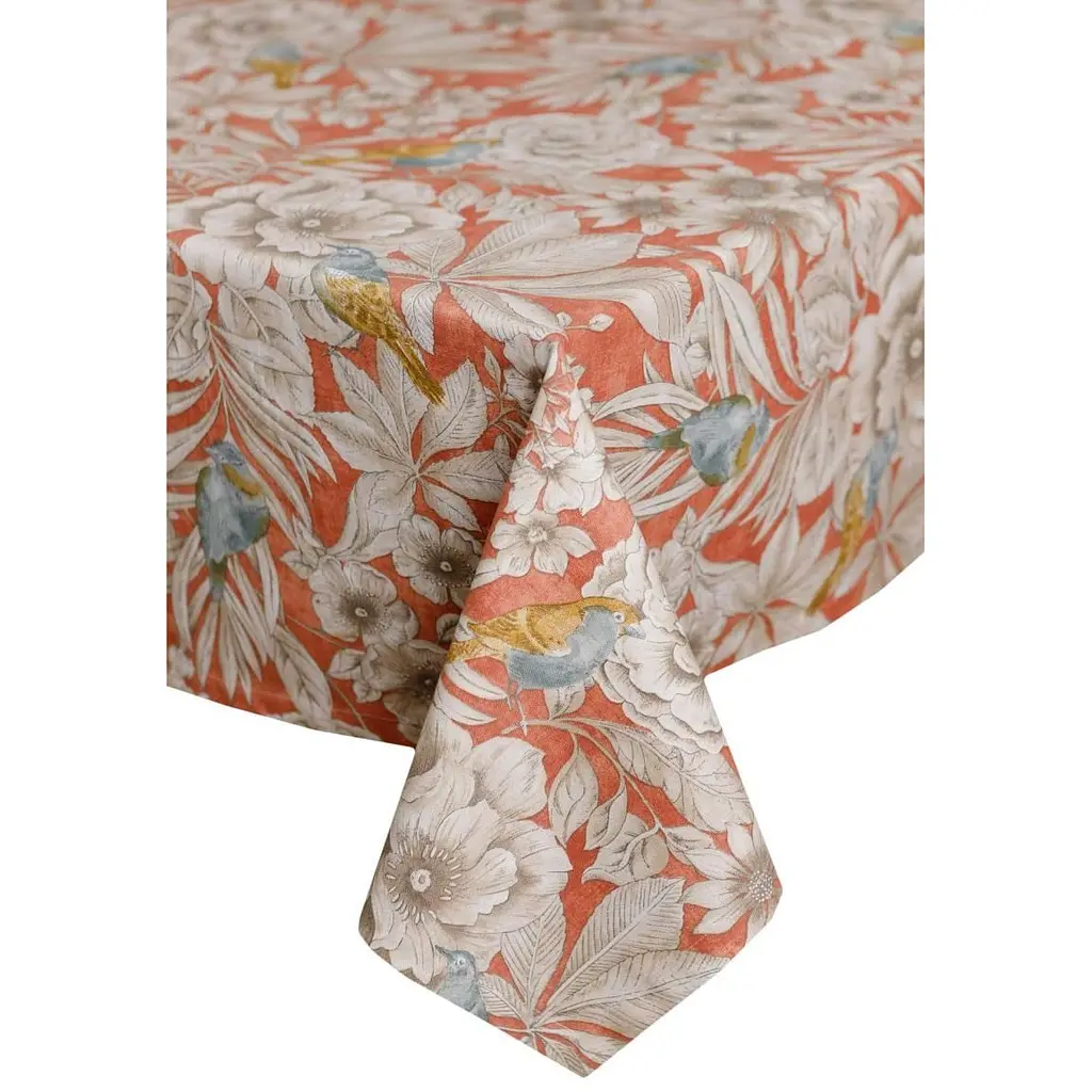 Скатерть Прованс Птичка на терракоте 120x133 см (34759) - фото 2
