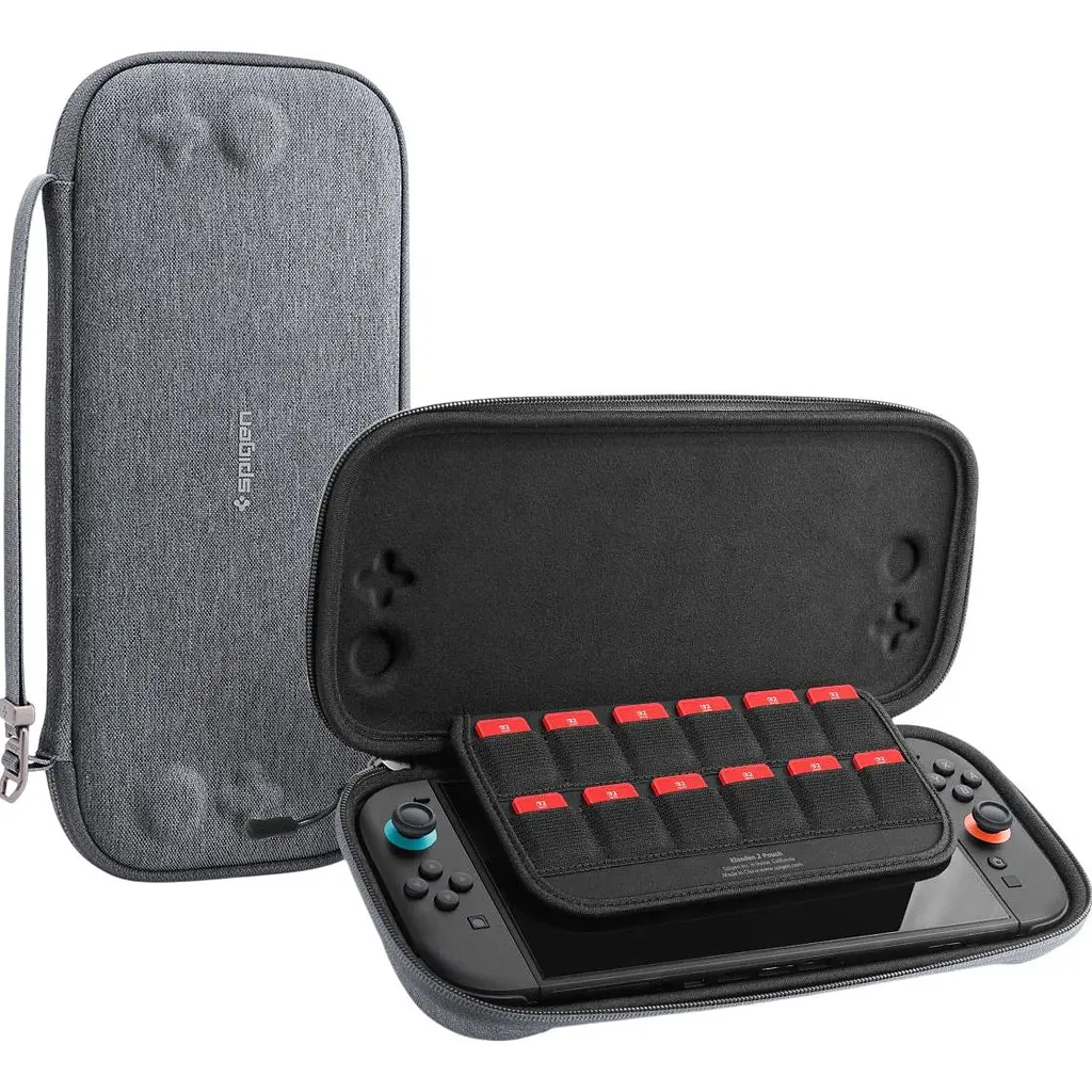 Кейс-чохол Spigen Klasden 2 Pouch для Nintendo Switch 2 Charcoal Gray (AGP10197) - фото 3