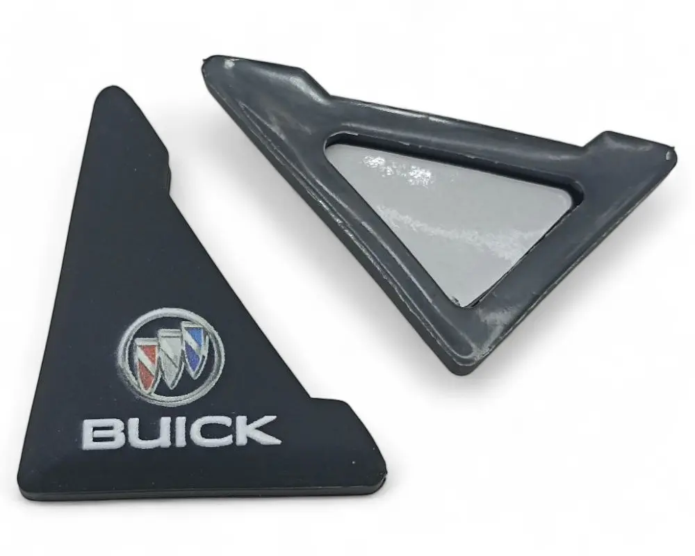 Захист кутів дверей BUICK 2 шт Гумові 45х58х47 мм на скотчі Чорні Посилені (протиударні чохли від сколів) - фото 2