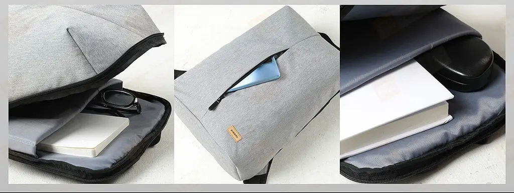 Міський рюкзак Xiaomi Mi Custom Simple Backpack BHR7091CN світло-сірий - фото 6