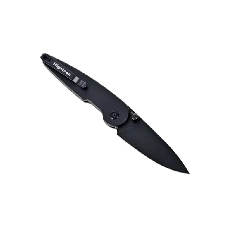 Ніж Hightron Birdidi, D2, алюміній, чорний, чорний клинок (HK06BLK) - фото 3