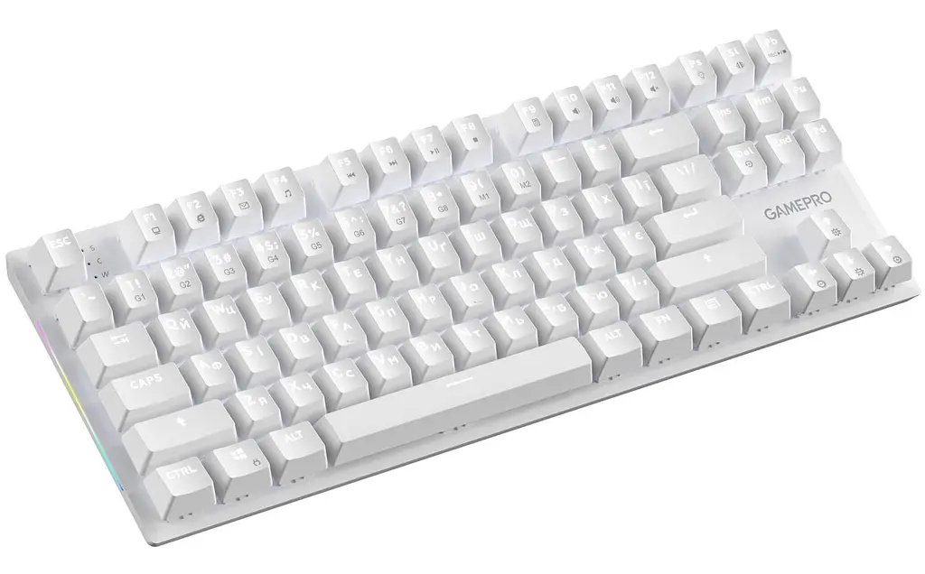 Клавіатура GamePro Genesis Joker 87% Red switches (MK124W) - фото 4
