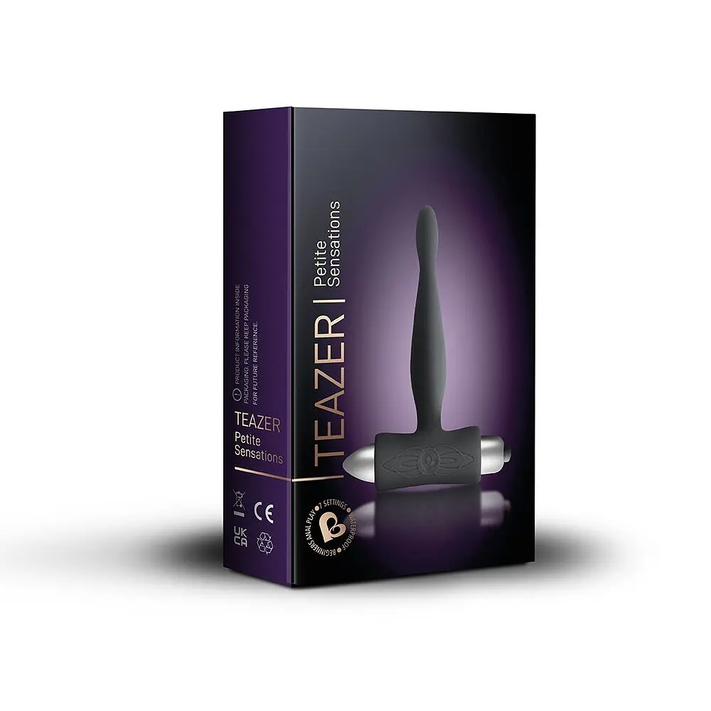 Анальная пробка Rocks-Off Teazer Petite Sensations 12 см (черный) - фото 4