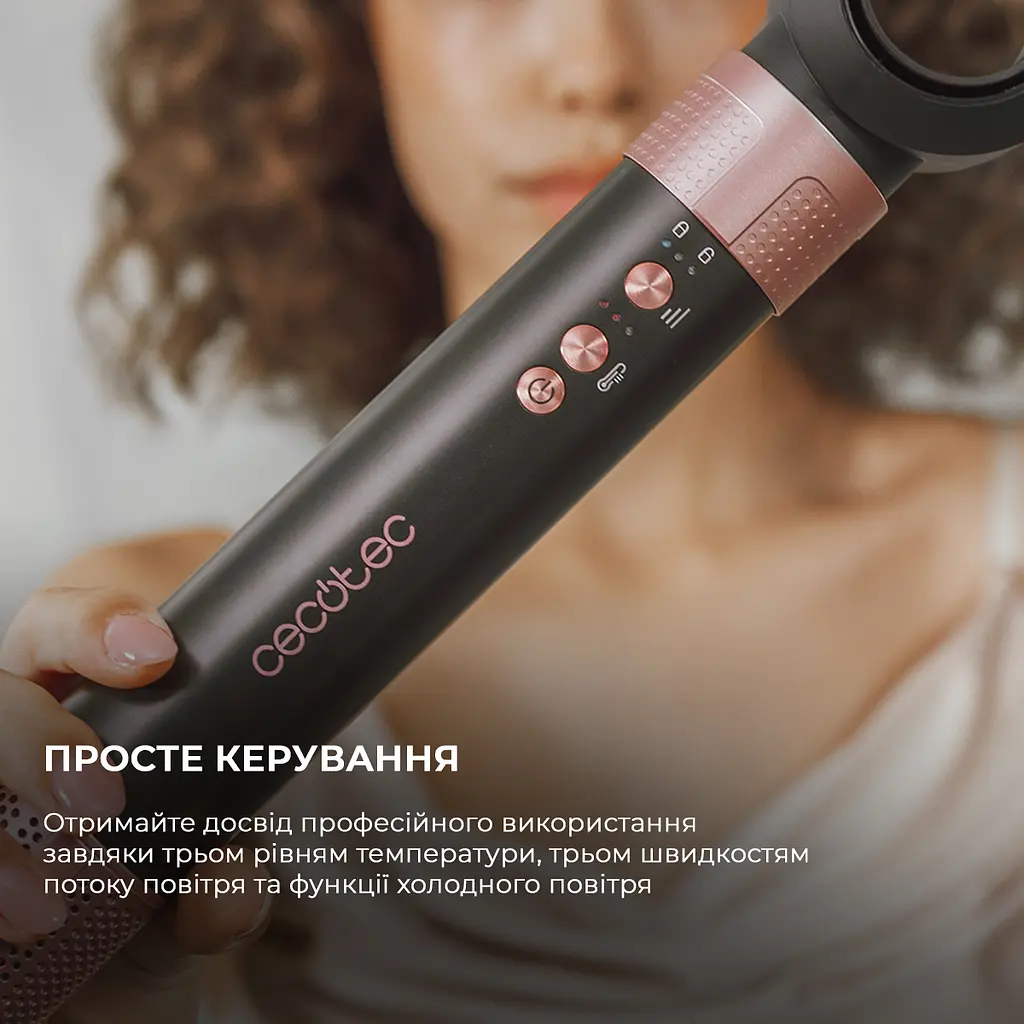 Стайлер CECOTEC Bamba CeramicCare 14in1 AirGlam Black - фото 8