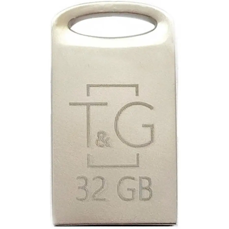 Флеш-накопичувач USB 32GB T&G 105 Metal Series Сріблястий (TG105-32G)