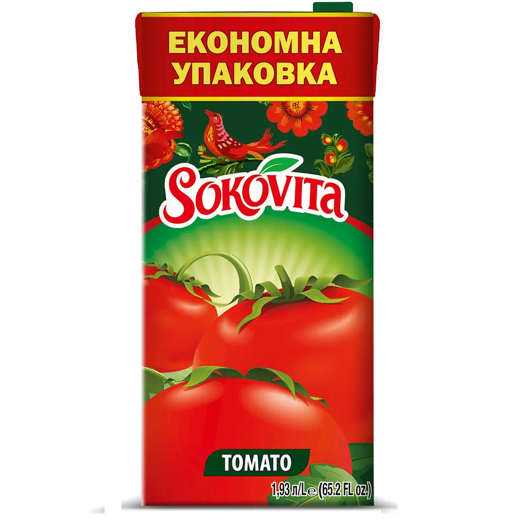 Сік Соковита Томатний з м'якоттю 1.93 л - фото 2