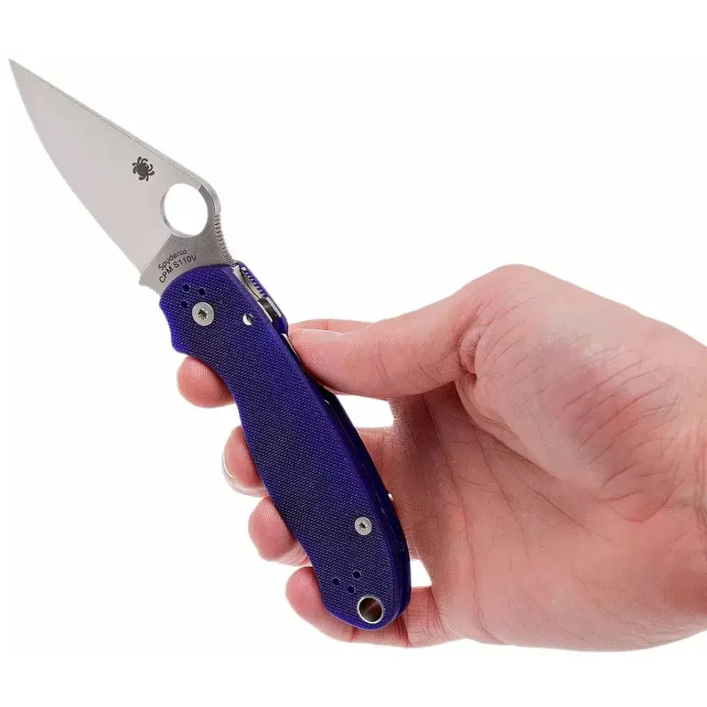 Ніж Spyderco Para 3 Dark blue - фото 4