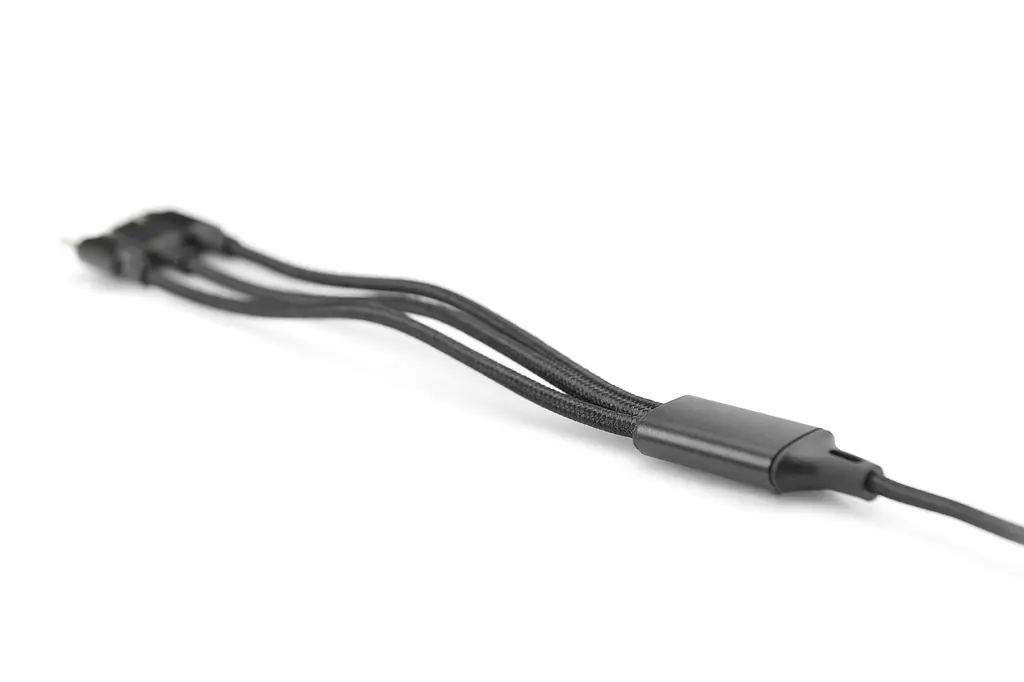 Кабель Digitus USB-A > Lightning/USB-С/micro USB, мультизарядный 3-в-1, зарядка/синхронизация 1м, teh0013696 - фото 4