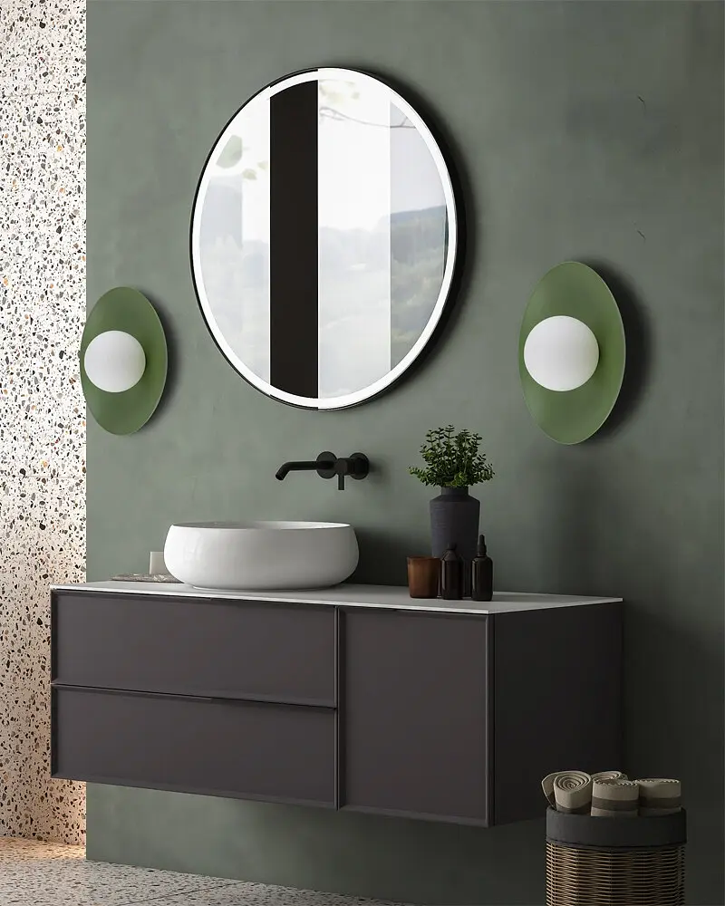 Бра, настінний світильник TK Lighting 10935 Slate G9 1x8W IP20 зелений - фото 2