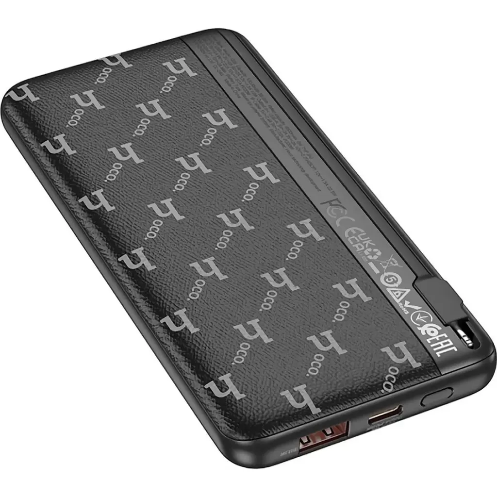 Внешний аккумулятор Hoco Q29 Nobility Lightning 10000mAh 22.5W Black [123632] - фото 4