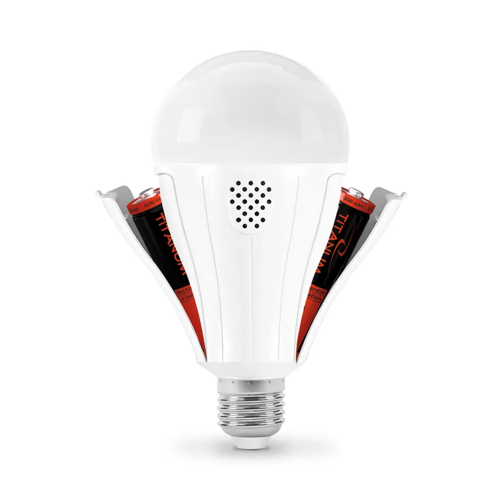 Лампочка TITANUM акумуляторна A80 12W E27 4000K 230V (TL-EMA80-12274) - фото 3