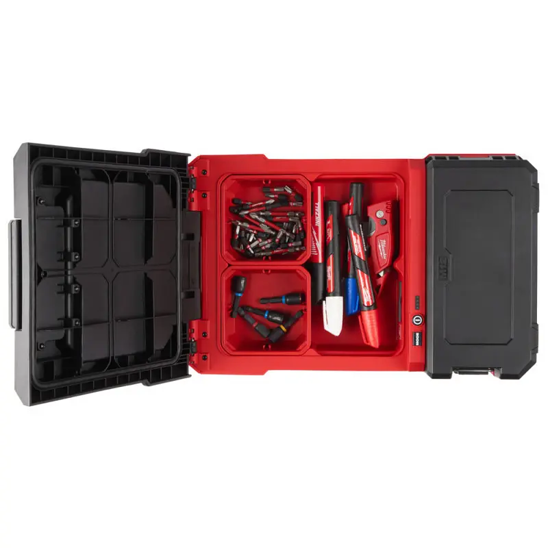Ліхтар світлодіодний акумуляторний/органайзер PACKOUT, з портами USB-A / USB-C MILWAUKEE, M12 POAL-0 - фото 4