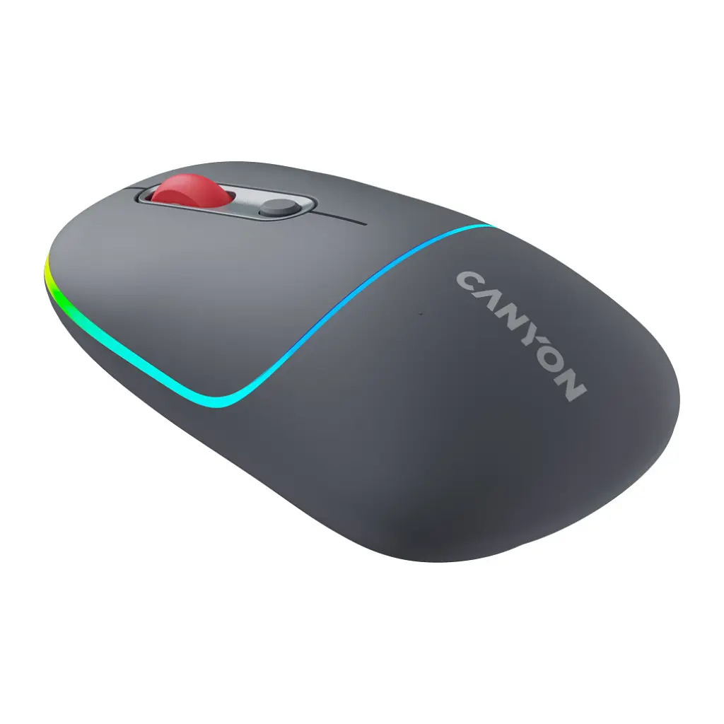 Мишка Canyon MW-22 Dual Band RGB Wireless Dark Grey (CNS-CMSW22DG) - фото 2