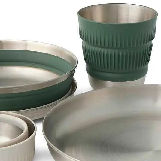 Набор посуды Sea to Summit Detour Stainless Steel One Pot Cook Set Серебристый - фото 3